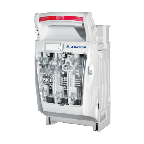 Picture of Sularilüliti RBK 000 pro 160A, DIN-000, paralleelvinnak, Apator 
