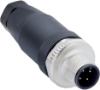 Picture of Anduripistik M12 4-pin, otse, A-coded, kruviklemm, kaablile 4...6mm, SICK 