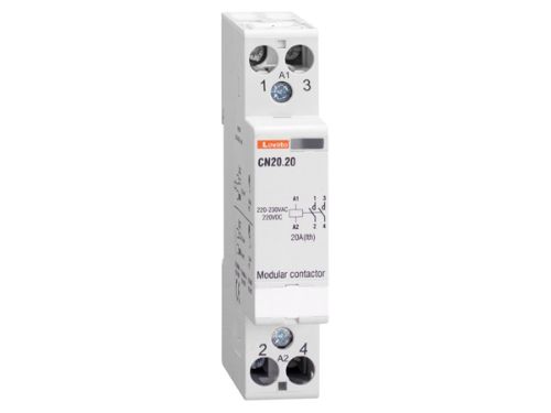 Picture of Moodulkontaktor CN20, 2NO, 20A AC1, 24VAC/DC, 1 moodul, Lovato 
