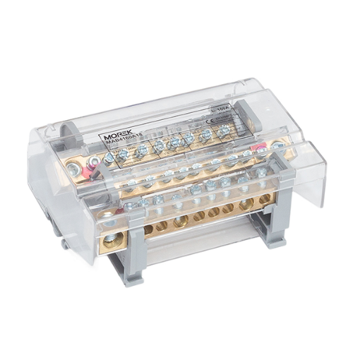 Picture of Voolujaotusplokk Moblock, 4P, 160A-9 1x50+2x35+6x16mm², Morek 