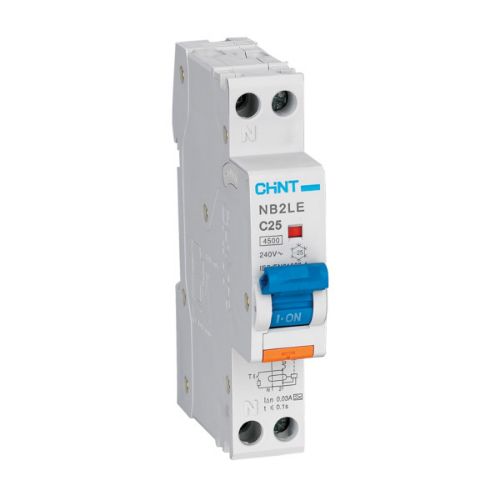 Picture of Kombikaitselüliti (RCBO) NB2LE, 1P+N, 16A, C, 30mA, A, 1mod, Chint 