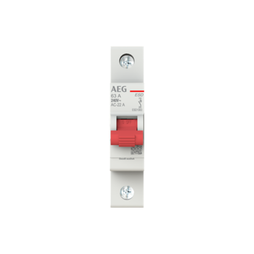 Picture of Pealüliti ESD, 1P, 63A, AEG 