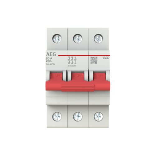 Picture of Pealüliti ESD, 3P, 80A, AEG 
