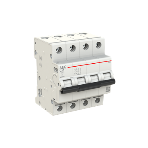 Picture of Moodulkaitselüliti EX60, 4P, 20A, C, 6kA, AEG 