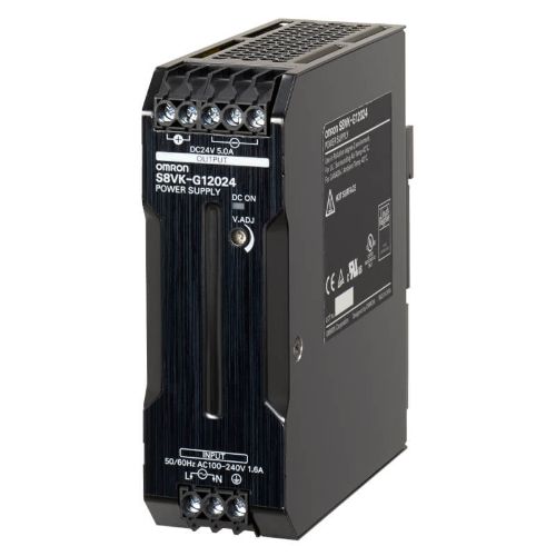 Picture of Toiteplokk S8VK-G, 24VDC 5A 120W, 100-240VAC/90-350VDC, Omron 