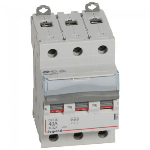 Picture of Pealüliti DX3-IS, 3P, 40A, Legrand 
