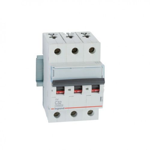 Picture of Moodulkaitselüliti TX3, 3P, 32A, C, 10kA, Legrand 
