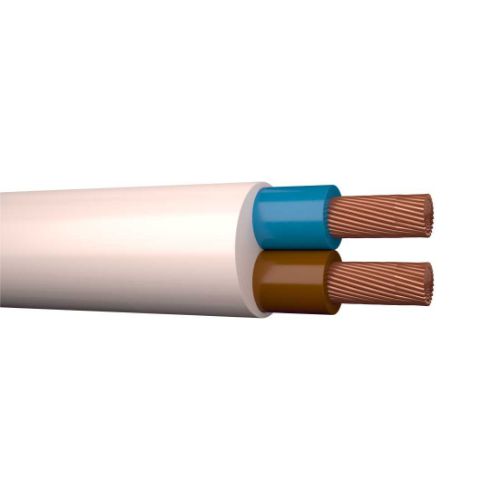 Picture of Kaabel H05VV-F/MSK 2x1mm2 300/500V kiuline, valge K100 