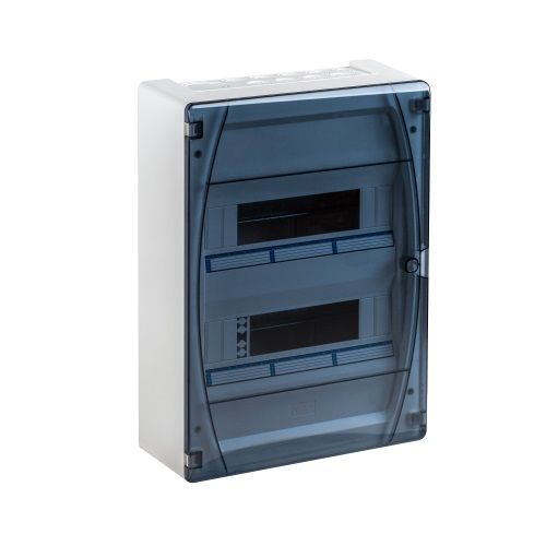 Picture of Pinnapealne moodulkilp Gold-P, 24m(2x12), IP40, läbipaistev ,PE/N latiga, IDE 