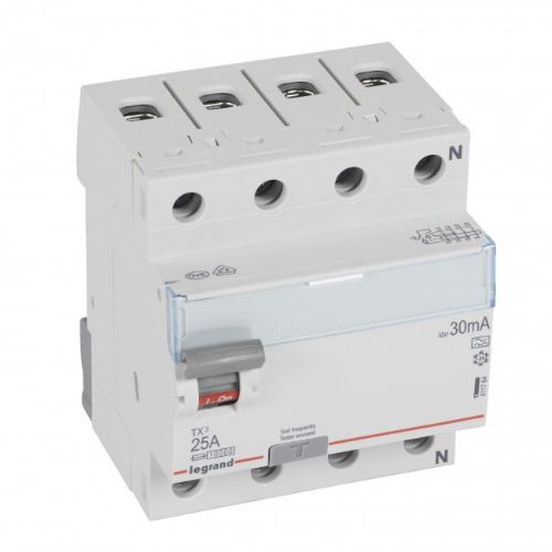 Picture of Rikkevoolukaitse TX3, 4P, 25A, A, 30mA, Legrand 