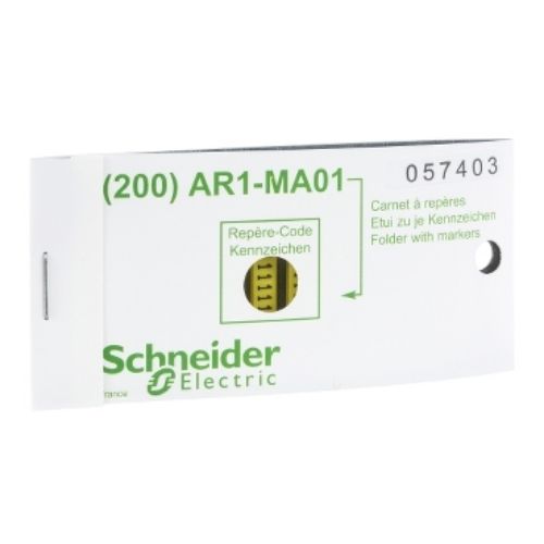 Picture of Kaablimärgis DZ5CA kollane, number 1, 200tk/pk, Schneider