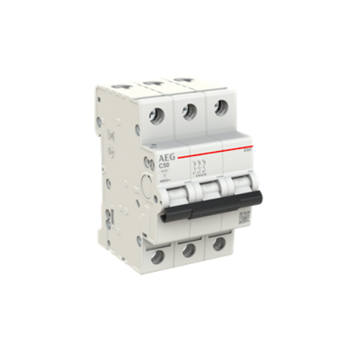 Picture of Moodulkaitselüliti EX60, 3P, 50A, C, 6kA, AEG