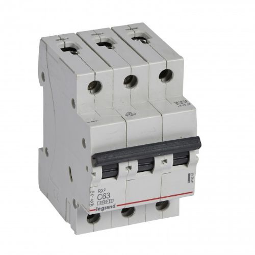 Picture of Moodulkaitselüliti RX3, 3P, 63A, C, 6kA, Legrand 