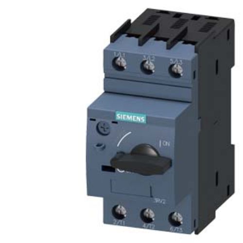 Picture of Mootorikaitselüliti 3RV2, 4.5-6.3A, 2.2kW, S00, Siemens 
