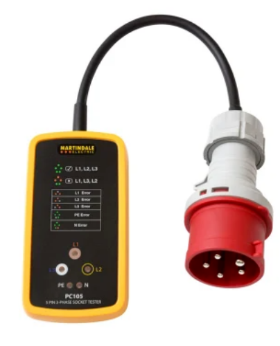 Picture of Pistikupesa tester 380-415V 16A 5P, Martindale