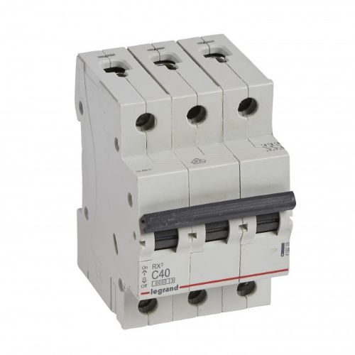 Picture of Moodulkaitselüliti RX3, 3P, 40A, C, 6kA, Legrand 