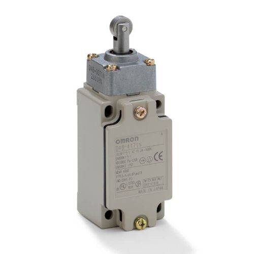 Picture of Teekonnalüliti (metall) D4B, 1NO+1NC (Slow), RULLIK (SUS), IP67, M20, Omron 