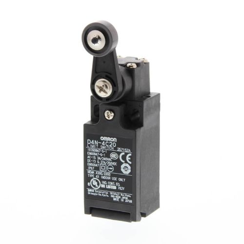 Picture of Teekonnalüliti D4n, 1NO+2NC (Slow), HOOB+RULLIK (plast), IP67, M20, Omron 