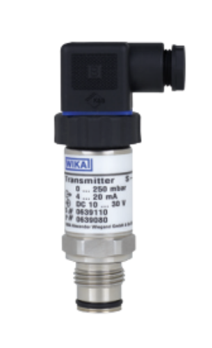Изображение Rõhuandur S-11,  0-0.4 bar, 10-30VDC, välj: 4-20mA, kinnitus G1, Roostevaba,  Wika 