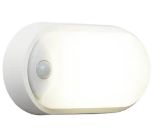 Изображение Plafoon Helder Oval 13W/830-65 1100lm PIR IP54 IK09 Valge 212x119mm Ansell 