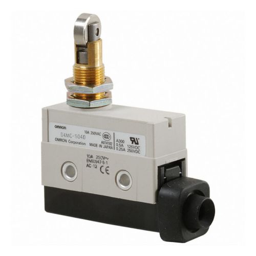 Изображение Teekonnalüliti (mini) D4MC,  1NO+1NC 10A, RULLIK, IP67, paneelpaigaldus, Omron 
