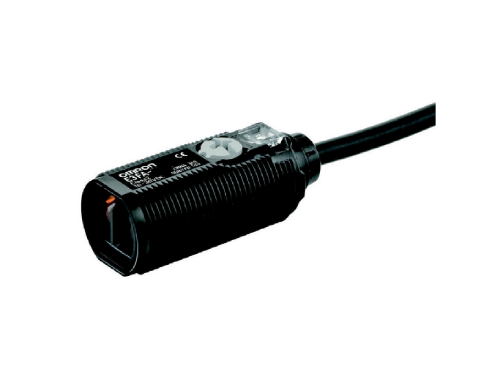 Изображение Fotoandur Refle.Polaris. E3FA, M18, plast, Sn0.1-4000mm, PNP, IP67, kaabel 2m, Omron 