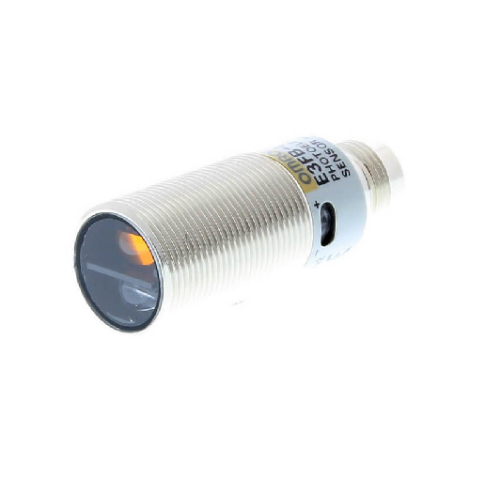 Изображение Fotoandur Hajutatud taust (BGS) E3FB, M18, metall, Sn100mm (fiks.), PNP, pistik M12 4-pin, Omron 
