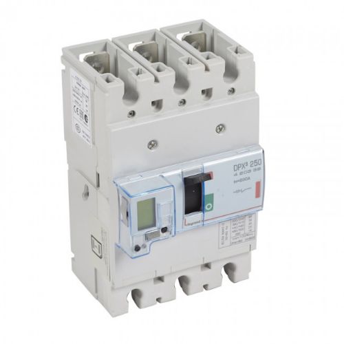 Изображение Kompaktkaitselüliti DPX3-250, 3P, 250A, el. vabasti 100-250A, Im=1.5-10In, 36kA, Legrand 