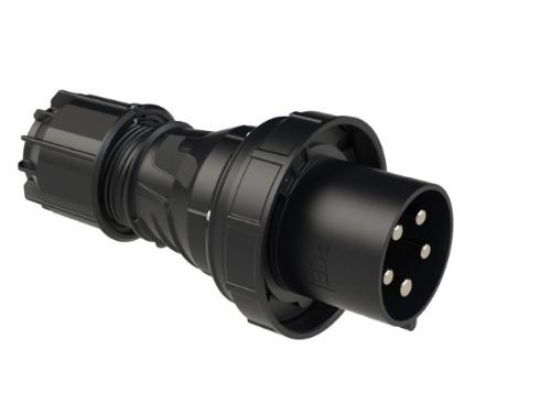 Изображение Pistik 125A 5P 6H 400VAC IP67, must, CEE, PCE 