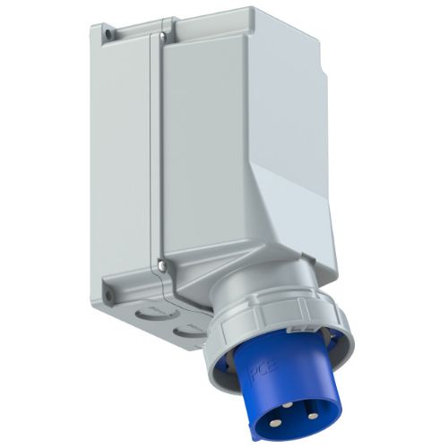 Picture of Seinapistik 125A 3P 6H 230VAC IP67 (ava M63+2xM40), CEE, PCE 