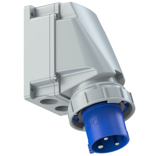 Изображение Seinapistik 63A 3P 6H 230VAC IP67 (ava M40+2xM32), CEE, PCE 