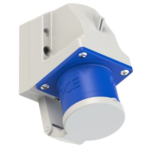 Изображение Seinapistik 32A 3P 6H 230VAC IP44 (ava M25), kaanega, CEE, PCE 