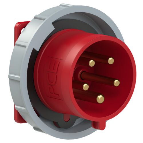 Изображение Kilbipistik otse 32A 5P 6H 400VAC IP67 (75x75), SHARK, Kiirühendus, CEE, PCE 