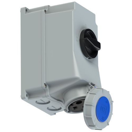 Изображение Seinapesa+lüliti 63A 3P 6H 230VAC IP67, CEE, PCE 