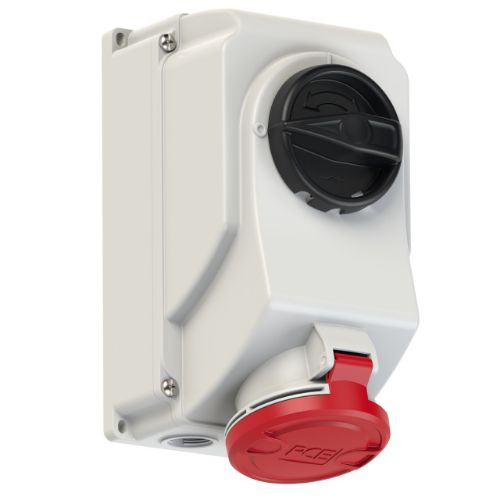 Изображение Seinapesa+lüliti 32A 5P 6H 400VAC IP44, CEE, PCE 