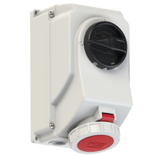 Изображение Seinapesa+lüliti 16A 5P 6H 400VAC IP67, CEE, PCE 