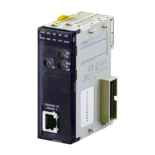 Picture of Lisamoodul CJ1W 1x100Base-Tx, Ethernet: UDP, TCP/IP, FTP server, SMTP, SNTP, RJ45, CJ1/CJ2-le 