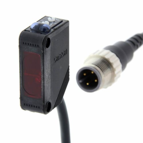 Изображение Fotoandur Objektilt E3Z, Sn=1m, PNP, 10-30VDC, kaabel 0.3m, pistik M12 4-pin, Omron 
