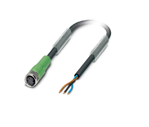 Изображение Andurikaabel PUR + pesa otse, A-coded, (15m+M8 3-pin ), Phoenix 