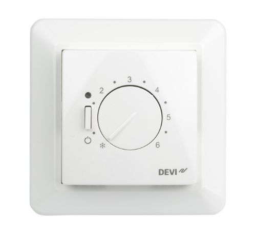Изображение Termostaat Devireg 531 15A, 5...45C,süvis. õhuandur Elko raam, DEVI 