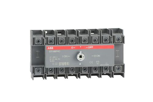 Изображение Ümberlüliti 4P, AC22 500V/100A 690V/100A, AC23 415V/80A 690V/40A käepidemeta, ABB 