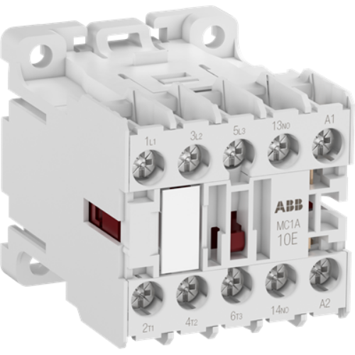 Изображение Minikontaktor 3P, 9A, 4kW AC-3, 1NO, 230VAC, ABB (GE)