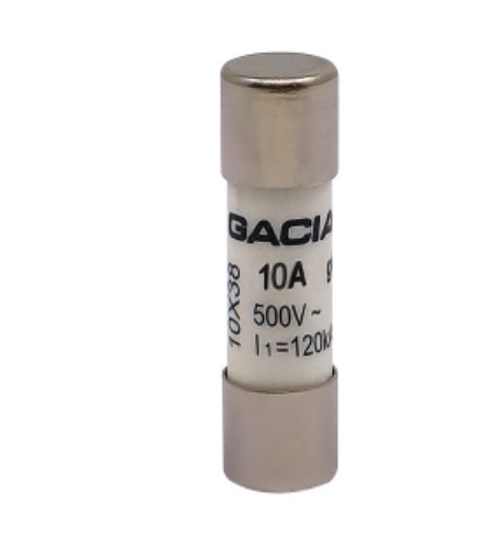 Изображение Silindriline sular 10x38, 10A, gG, 500VAC, Gacia 