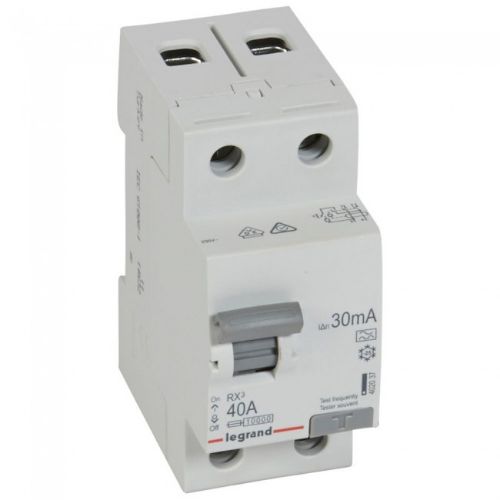Изображение Rikkevoolukaitse RX3, 2P, 40A, A, 30mA, Legrand 