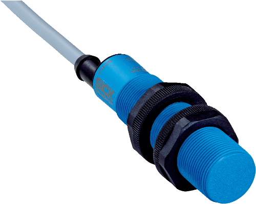 Изображение Mahtuvusandur CM, M18, Sn=8mm, Shielded, PNP, NO+NC, kere 81mm, 2m kaabel 4-juhet, SICK 