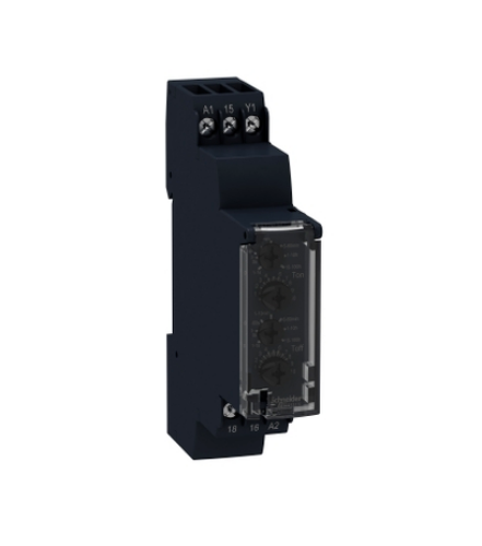 Picture of Moodulaegrelee RE17, viide ON, 1CO, pooljuht 0.7A, 0.1s-100h, 24-240VAC/DC, Schneider 