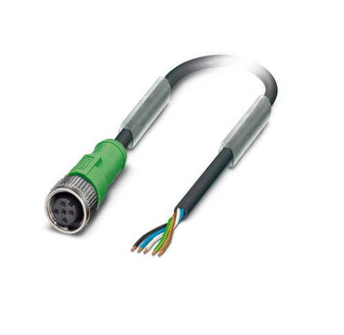 Изображение Andurikaabel PUR + pesa otse, A-coded, (5m + M12 5-pin), Phoenix 