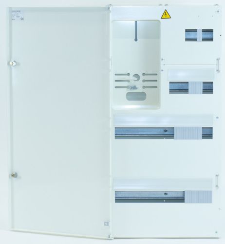 Изображение Arvestikilp pinnapealne, 1 arvesti + 51m, IP31, 900x450x140, valge, metallist, Harju Elekter 
