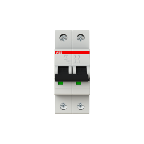 Изображение Moodulkaitselüliti S200 2P, 6A, C, 6kA, ABB 