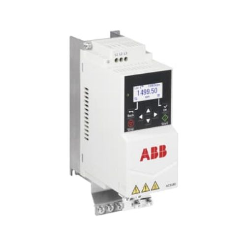 Изображение Sagedusmuundur ABB ACS180 4kW 9.4A 400V, C3 EMC filter, RS-485, IP20, R1 190/220x70x143mm, ABB 